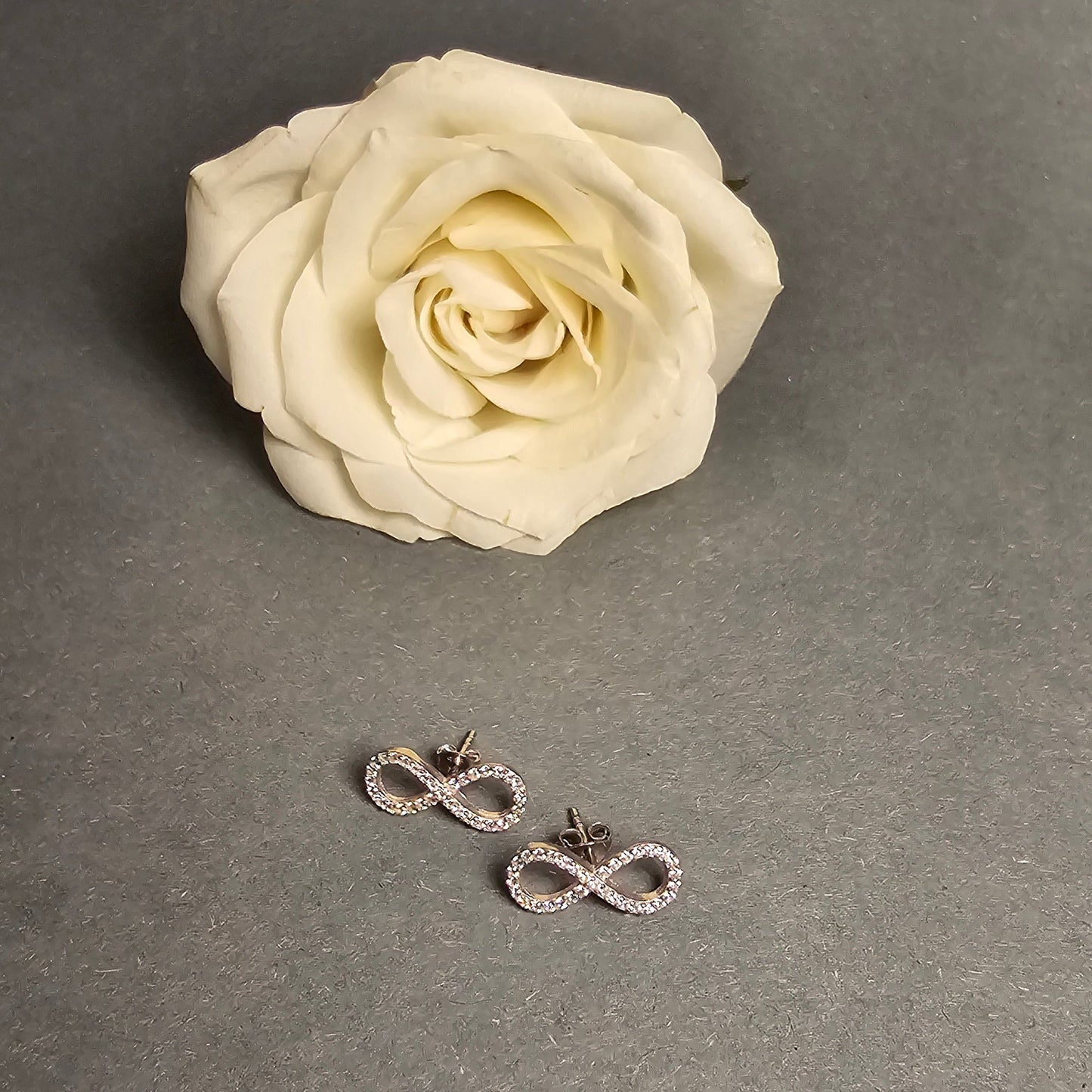 Ohrstecker Infinity Silber 925