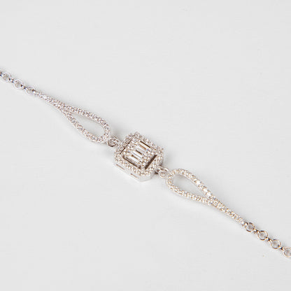 Armband Quadratisches Ornament Silber 925