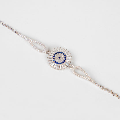 Armband Engelsauge-Rosette Silber 925