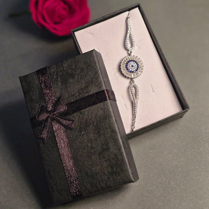 Armband Engelsauge-Rosette Silber 925