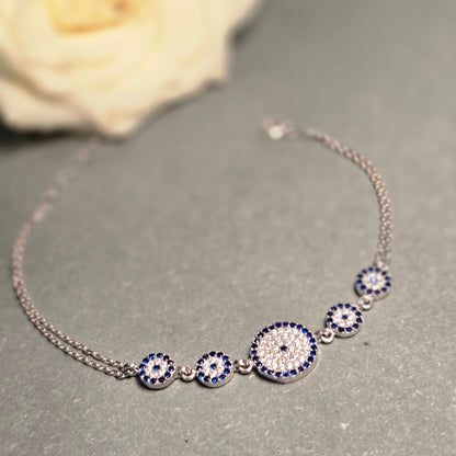 Armband Elegant Engelsauge Silber 925