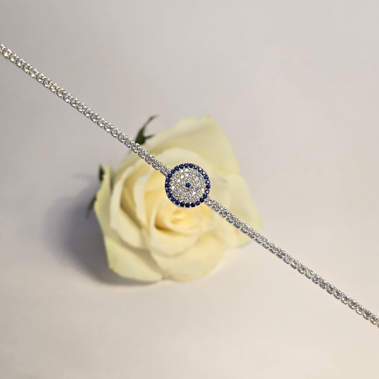 Armband Zirkonia Engelsauge Silber 925