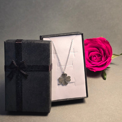 Halskette Kleeblatt Silber 925