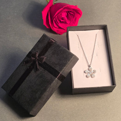 Halskette Blume Silber 925