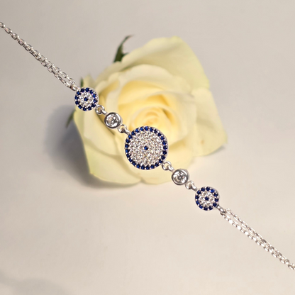 Armband Triple-Engelsauge Silber 925