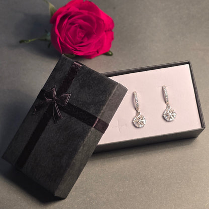 Ohrringe Kristall-rundschliff Silber 925