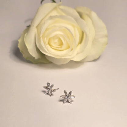 Ohrstecker Flower Silber 925
