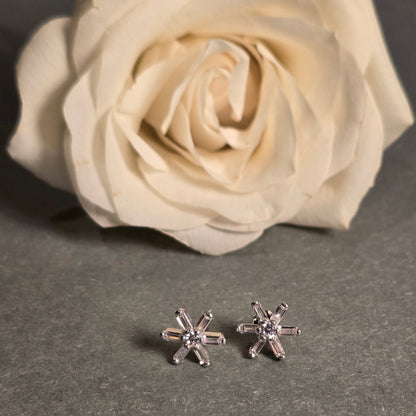 Ohrstecker Flower Silber 925