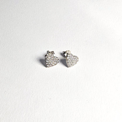 Ohrstecker Heart Silber 925