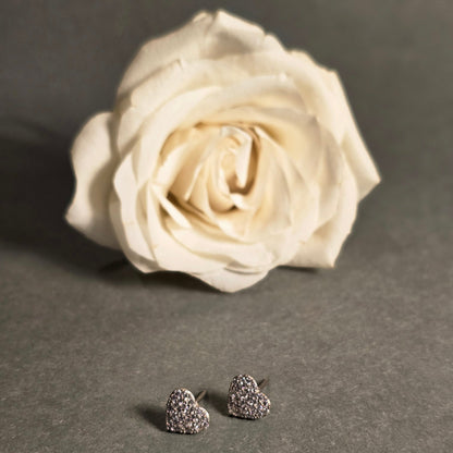 Ohrstecker Heart Silber 925