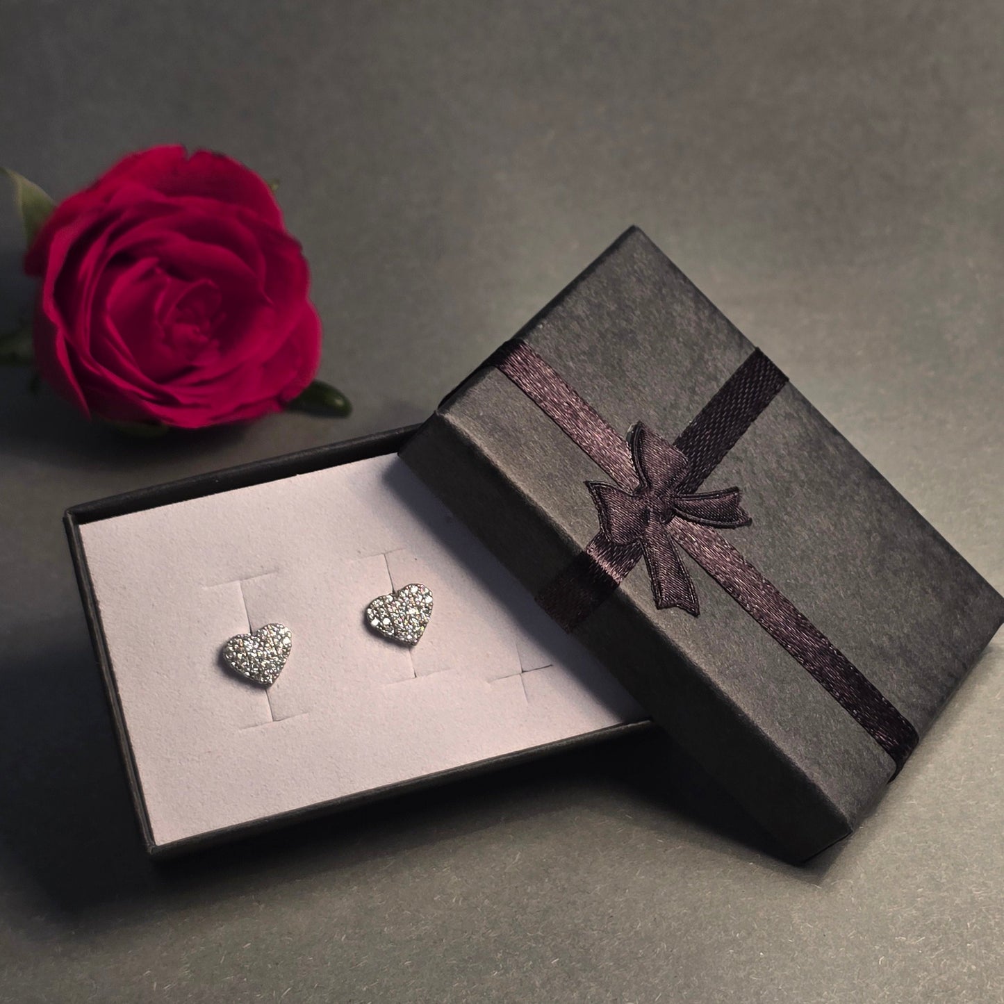 Ohrstecker Heart Silber 925