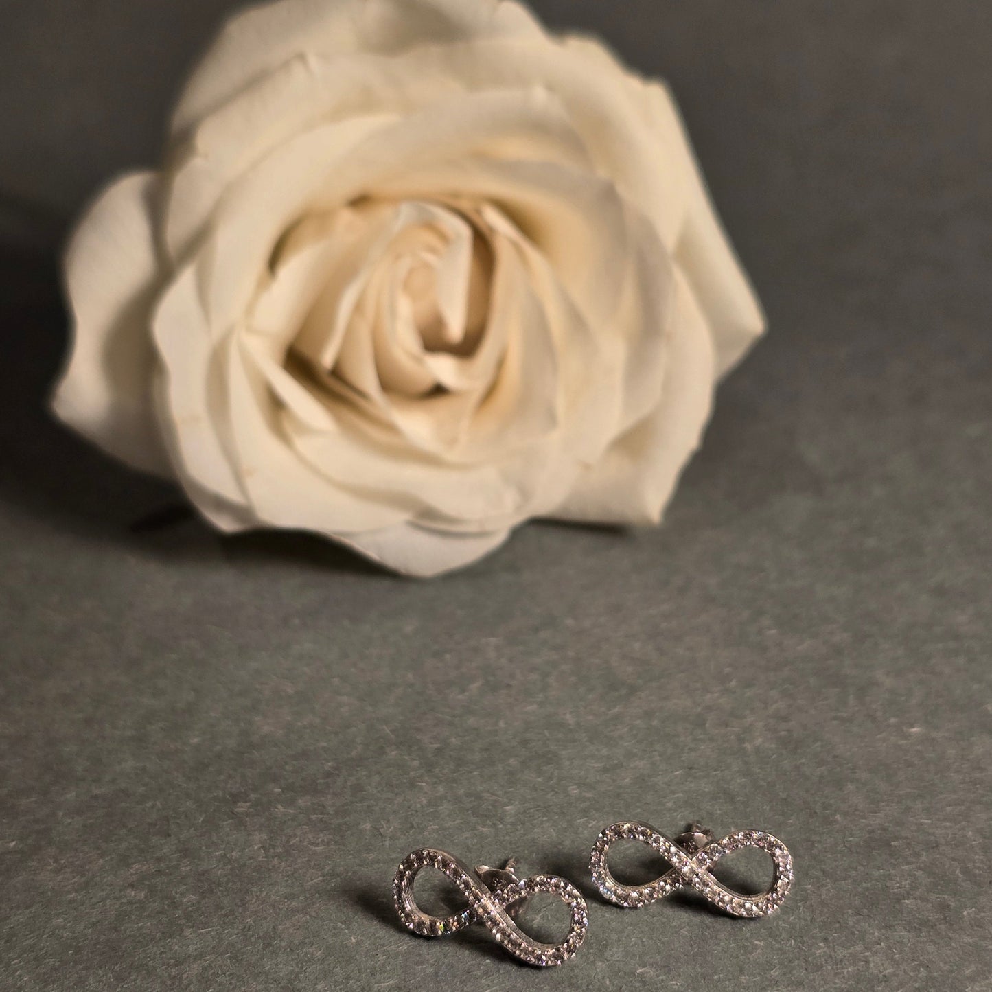 Ohrstecker Infinity Silber 925