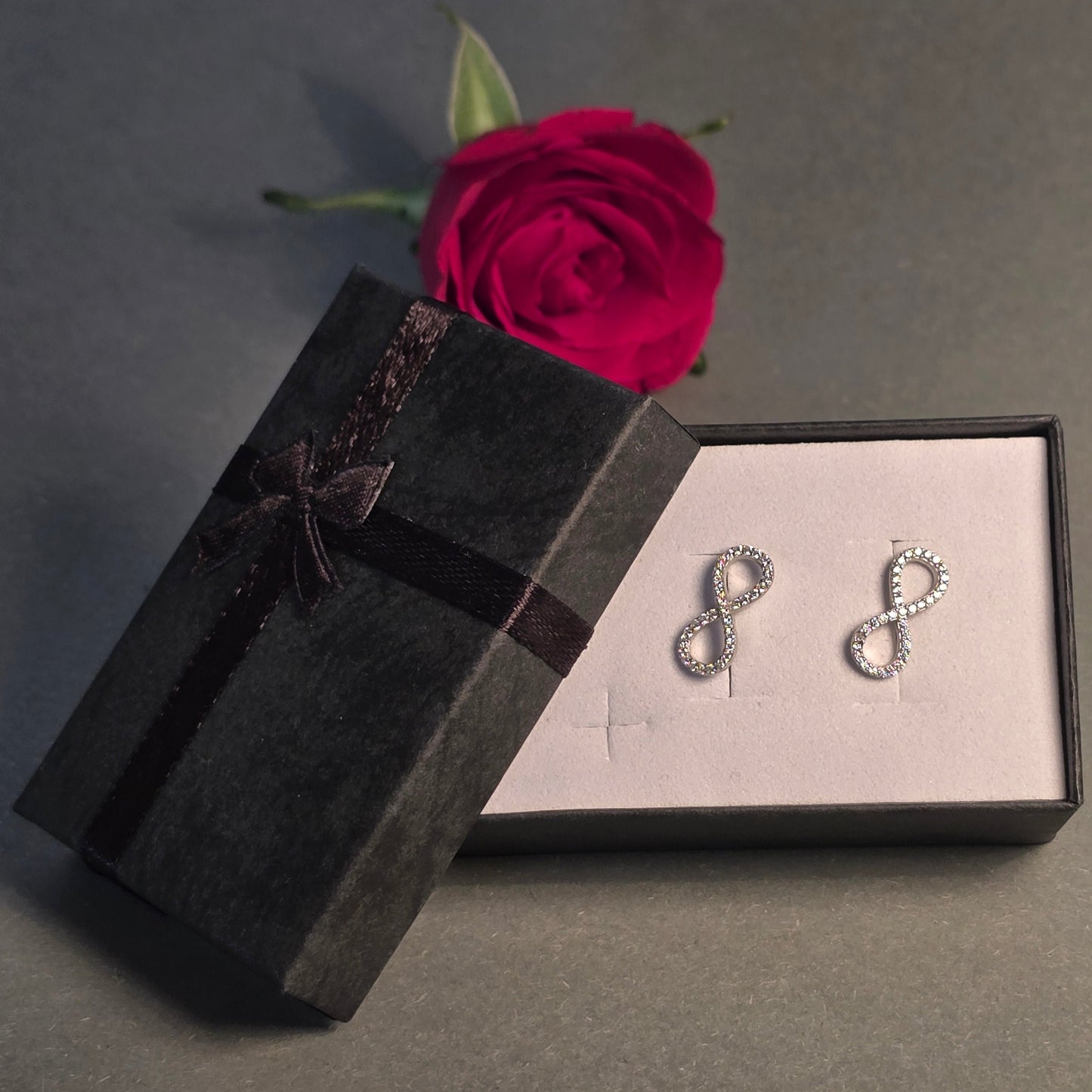 Ohrstecker Infinity Silber 925