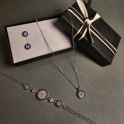 Schmuckset Engelsauge Silber 925