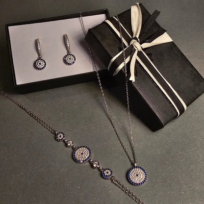 Schmuckset Engelsauge 3-teilig Silber 925