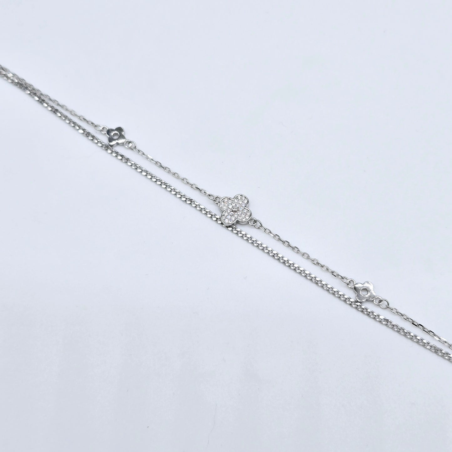 Armband Kleeblatt Silber 925