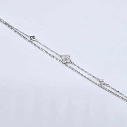 Armband Kleeblatt Silber 925