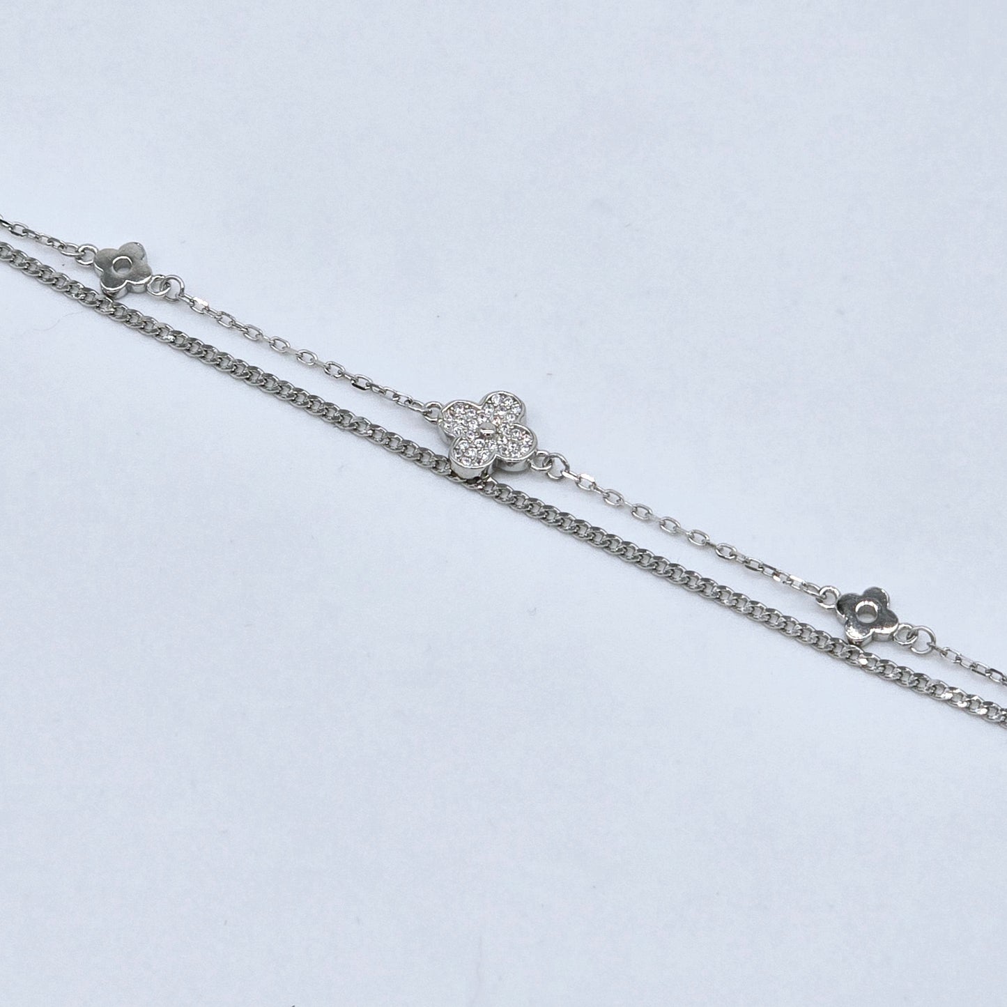 Armband Kleeblatt Silber 925