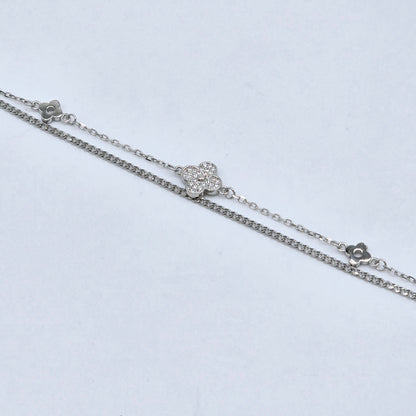 Armband Kleeblatt Silber 925