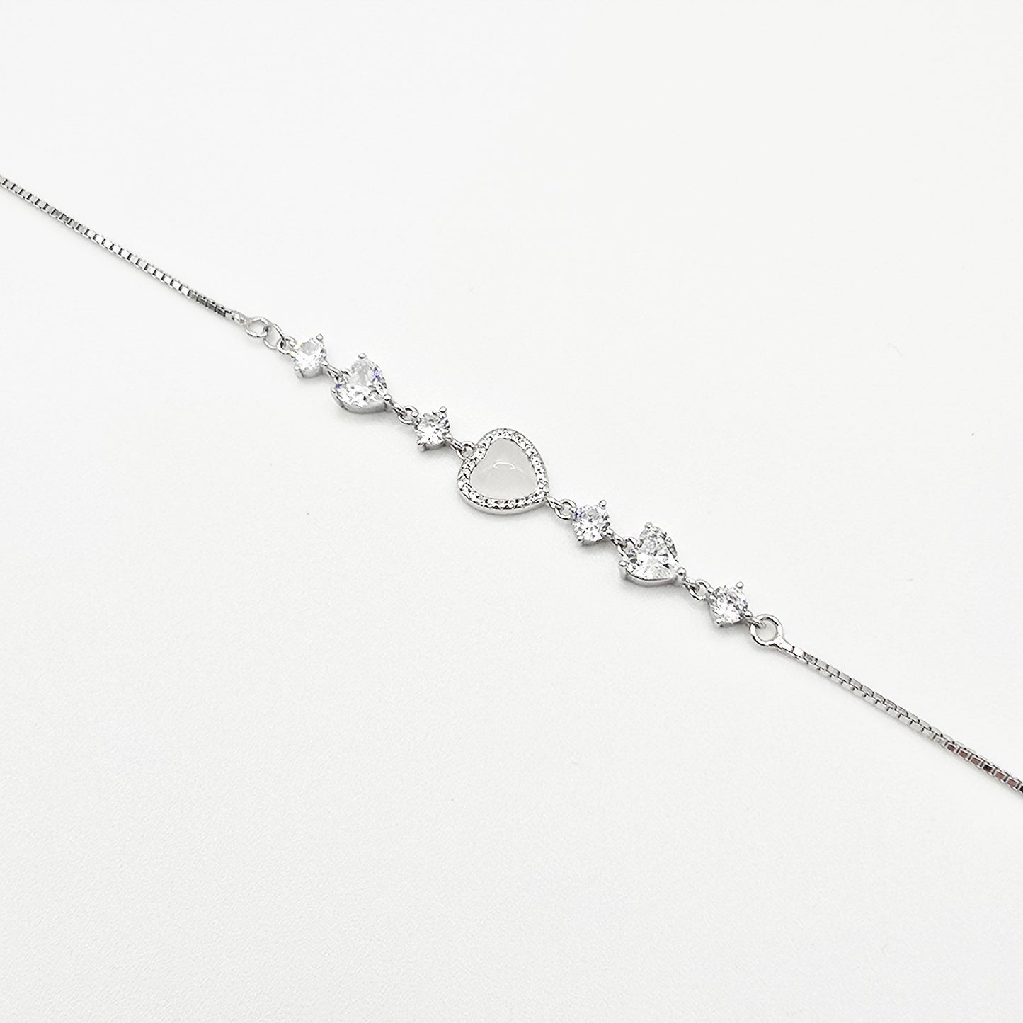 Herzarmband Silber 925