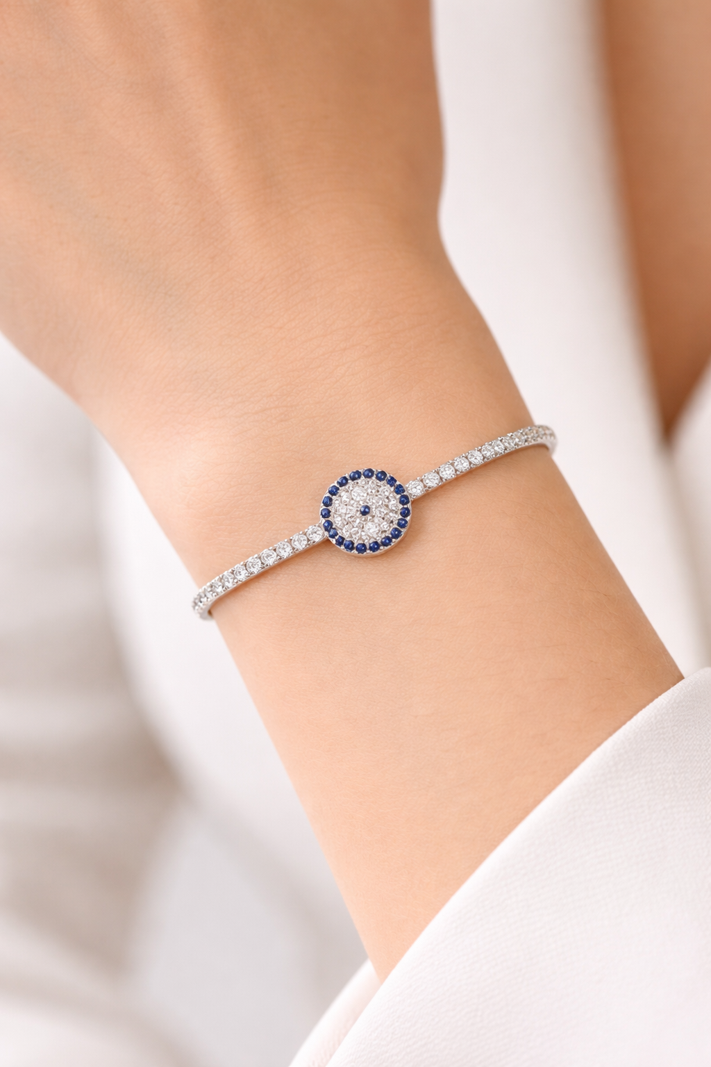 Armband Zirkonia Engelsauge Silber 925