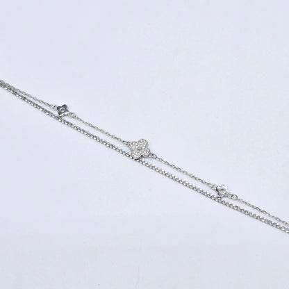 Armband Kleeblatt Silber 925