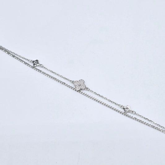 Armband Kleeblatt Silber 925
