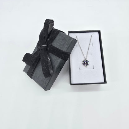 Halskette Vierblättriges Kleeblatt  fein Silber 925