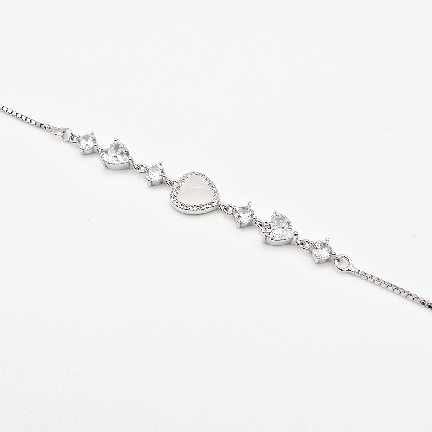 Herzarmband Silber 925