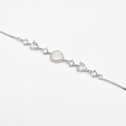 Herzarmband Silber 925