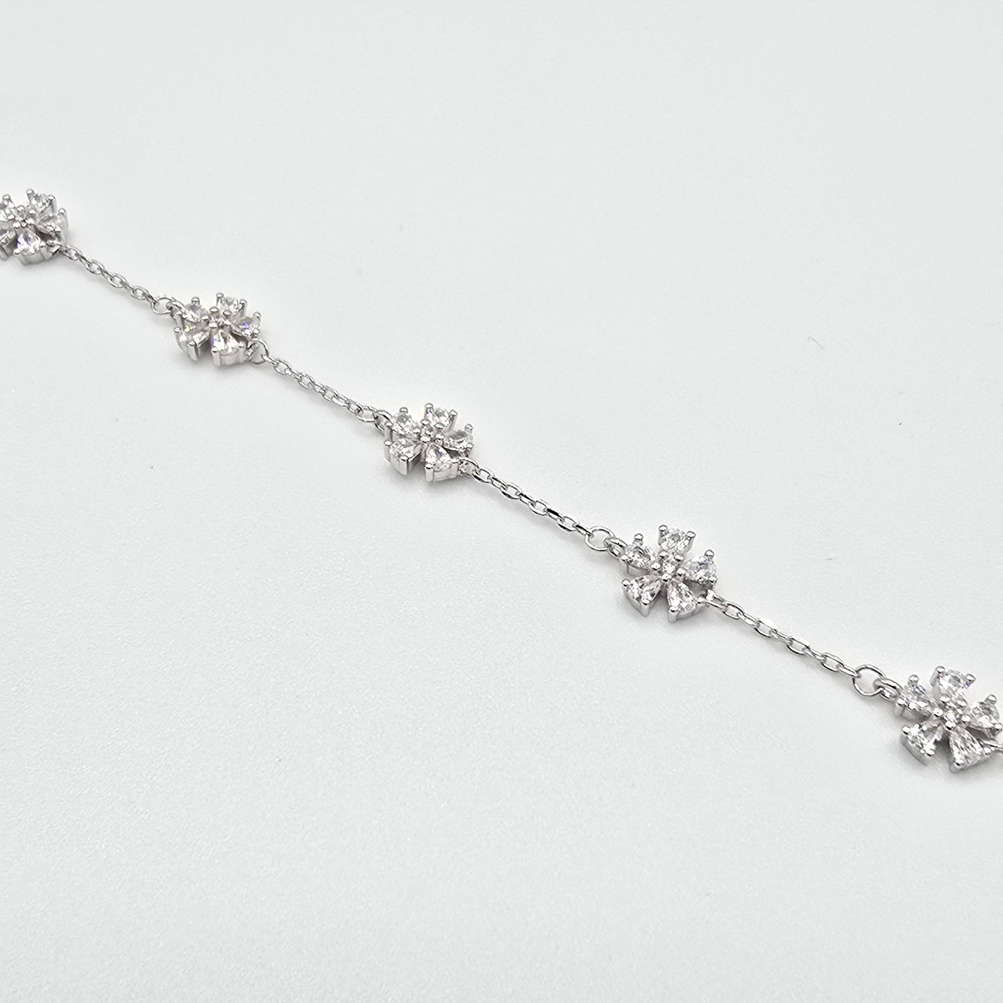 Armband Flower Silber 925