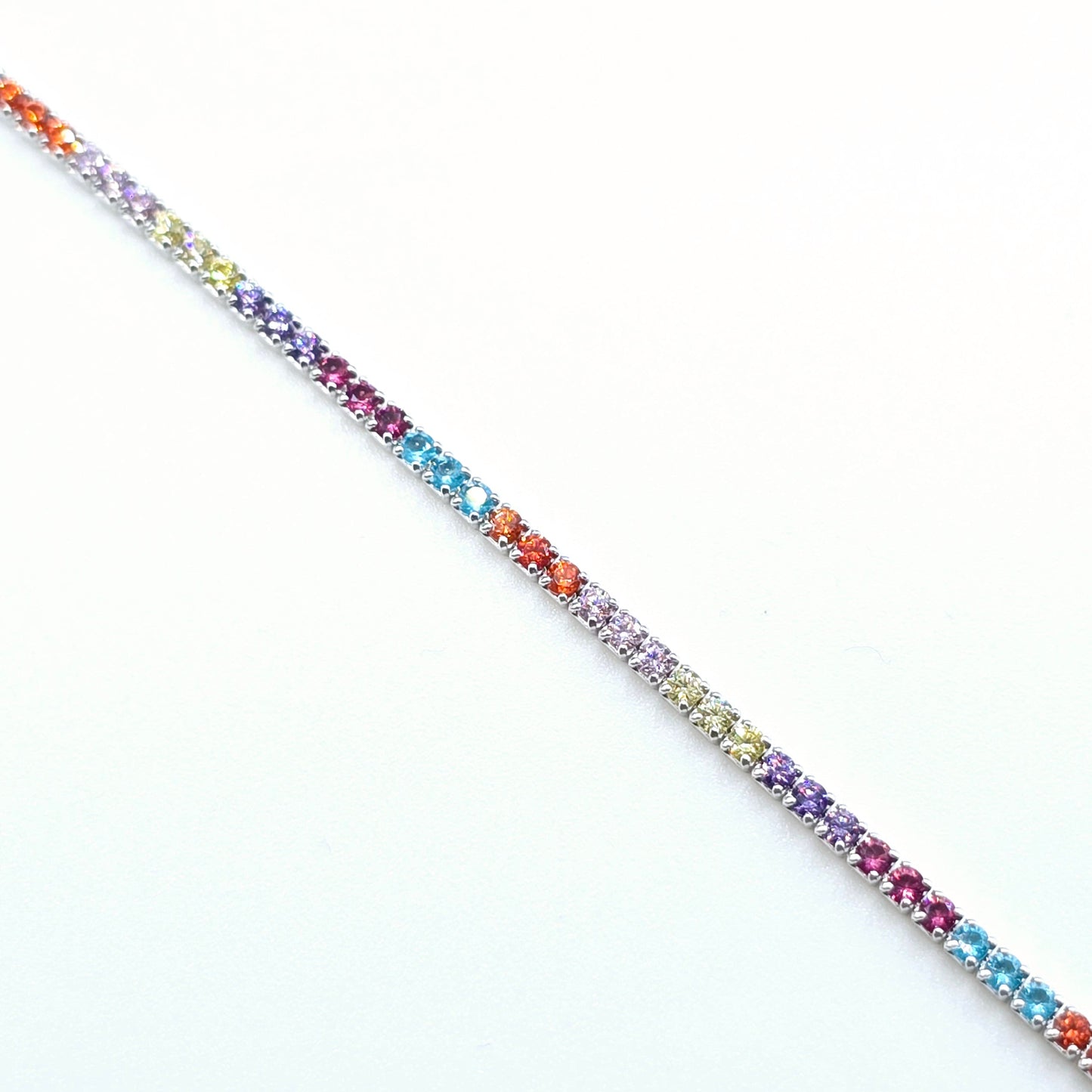 Armband ZIRKONIA mehrfarbig Silber 925